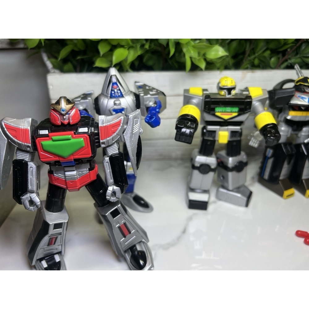 Power Ranger Time Force Trans-Warp Megazord Lot - Picture 2 of 12